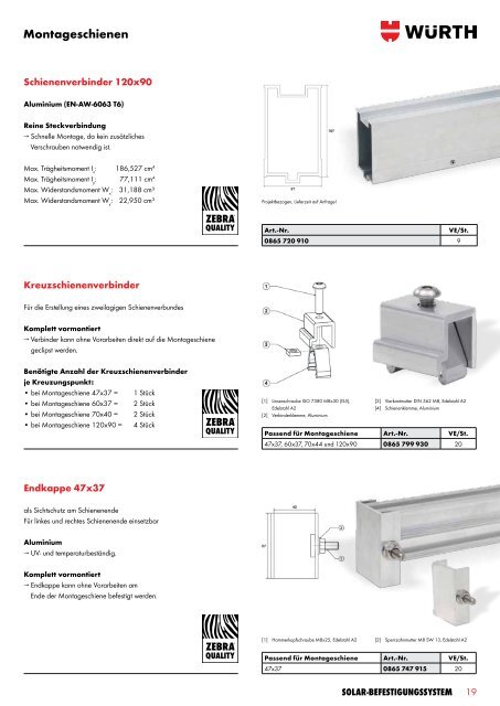 Solar- BefeStigungSSyStem - Würth