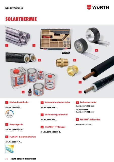 Solar- BefeStigungSSyStem - Würth