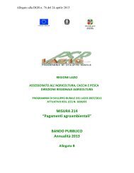 B alla DGR 76 del 24 04 2013 - Agricoltura - Regione Lazio