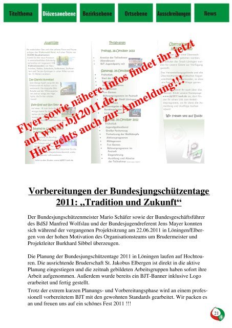 Ausgabe 02/2011 - BdSJ