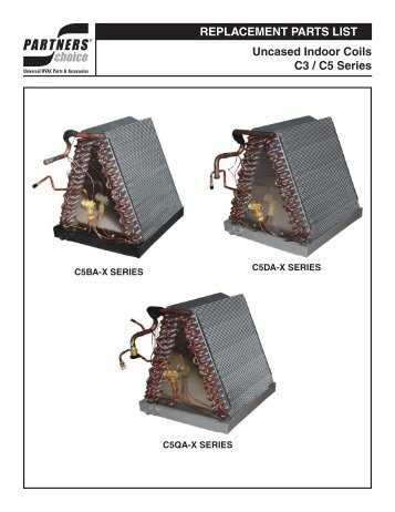 708490-C C3 & C5 Uncased Coil RPL.indd - Nordyne