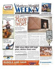 Matthews-Mint Hill - Carolina Weekly Newspapers