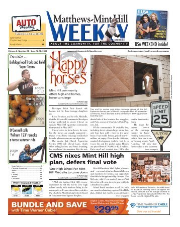 Matthews-Mint Hill - Carolina Weekly Newspapers