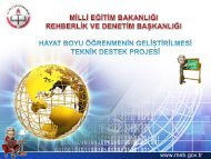 MEB-RDB Sunumu - Hayat Boyu ÃÄrenme