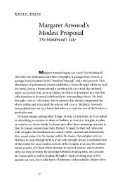 Margaret Atwood's Modest Proposal - University of British Columbia