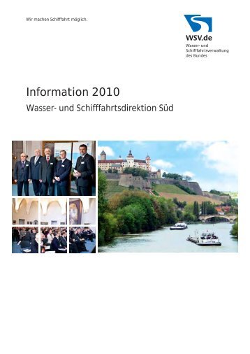 Information 2010 - WSD Süd - Wasser- und Schifffahrtsverwaltung ...