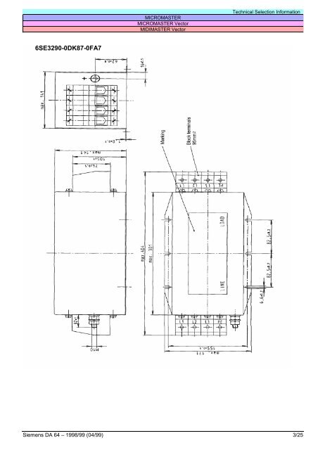 MicroMaster 6SE92 - ECT Sales & Service