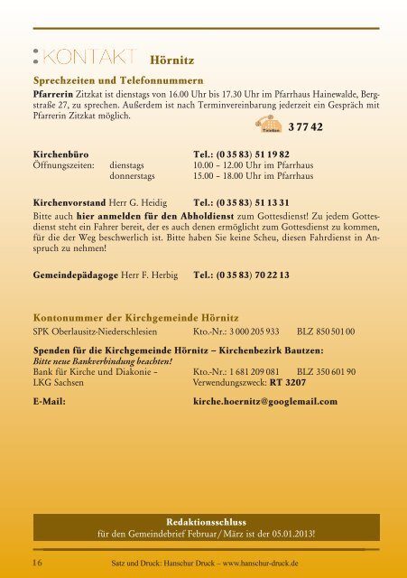 Gemeindebrief Januar 2013 - Kirche-grossschoenau.de