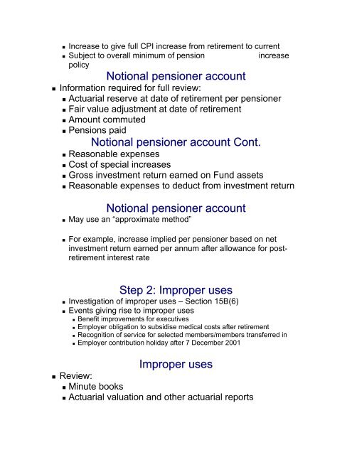 How to do an apportionment of surplus â practical steps and ...