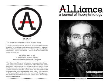 all-left.net ALLiance aims to be a movement ... - Invisible Molotov