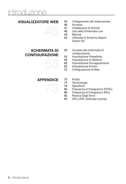 User Manual_SNV-3080_ITALIAN_Web.indb - DOMUSWIRE