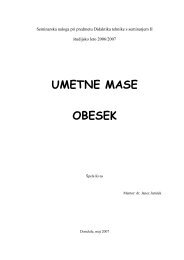 umetne mase obesek