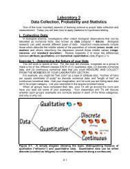 Laboratory 2 Data Collection, Probability and Statistics