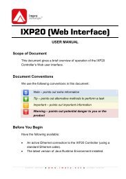 IXP20 Web Interface User Manual - NO access