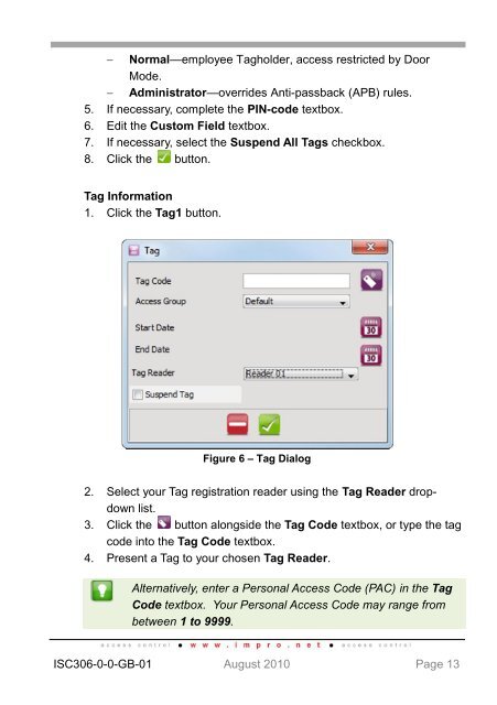 IXP20 Web Interface User Manual - NO access