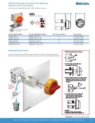 PANEL OKA/KU Door Mounting Kit for KU Switches Assembly ...