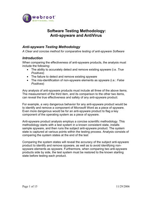 software testing test design specification