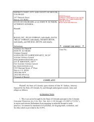 Basad complaint.pdf - Colorado Attorney General