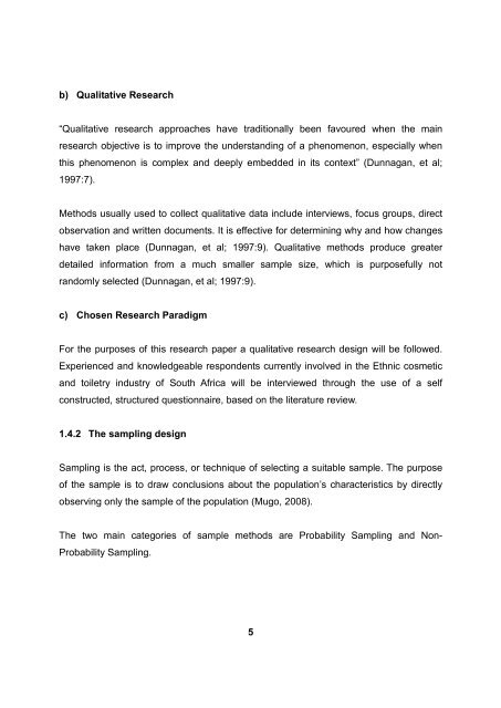 1 CHAPTER 1 SCOPE OF THE STUDY 1.1 INTRODUCTION ...