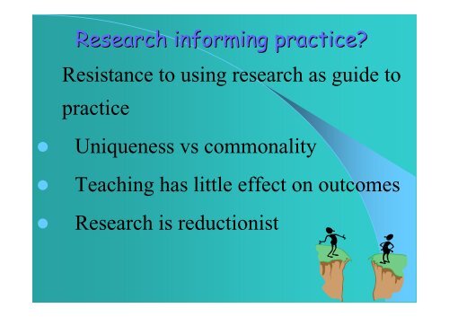 What does evidence-based practice in education mean?