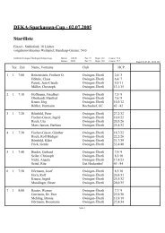 DEKA-Sparkassen-Cup - 02.07.2005 Startliste - Golfclub Owingen ...