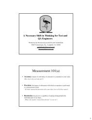 Measurement 101(a) - IDEMA