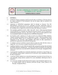Regulations - Dr.BR Ambedkar University