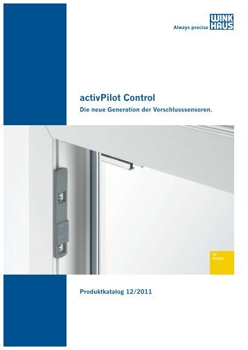 Produktkatalog activPilot Control - Winkhaus