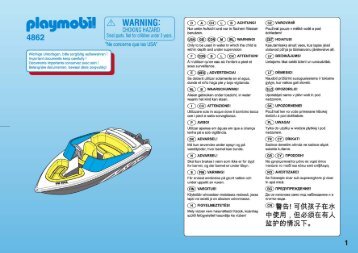 Playmobil Vakantie zwarte speedboot 4862 - Wehkamp.nl