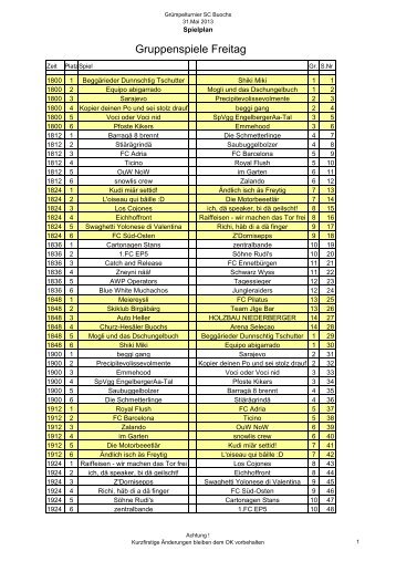 Spielplan fr2013 - SC Buochs