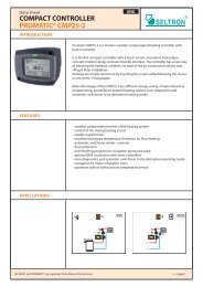 regulator ogrevanja promixÂ® amc05, amc10 ... - Seltron controllers