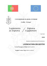 Suplemento Diploma ao Diploma Supplement - Europass