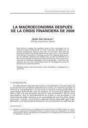 la macroeconomÃ­a despuÃ©s de la crisis financiera de 2008 - Revista ...
