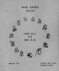first edition - Wargames Research Group (WRG)