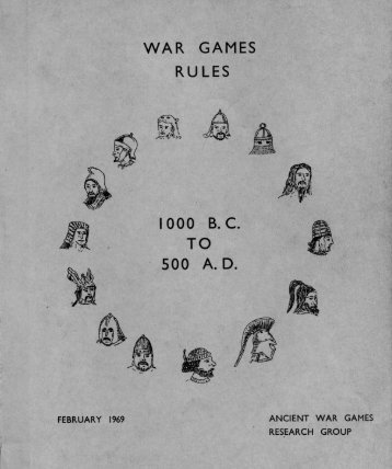 first edition - Wargames Research Group (WRG)