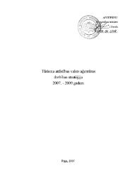 TÅ«risma attÄ«stÄ«bas valsts aÄ£entÅ«ras darbÄ«bas stratÄÄ£ija 2007. - 2009 ...