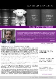 Link to newsletter - Tanfield Chambers