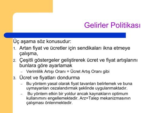 stagflasyon ve maliye politikasÄ±