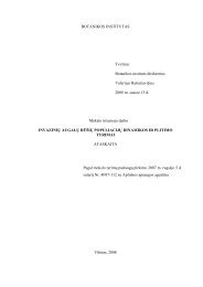 2007 metų tyrimų rezultatų analizės ataskaita - Aplinkos apsaugos ...