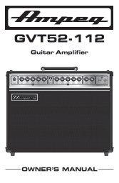 GVT52-112 Manual - Ampeg