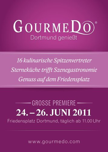 24. â 26. Juni 2011 - GourmeDo