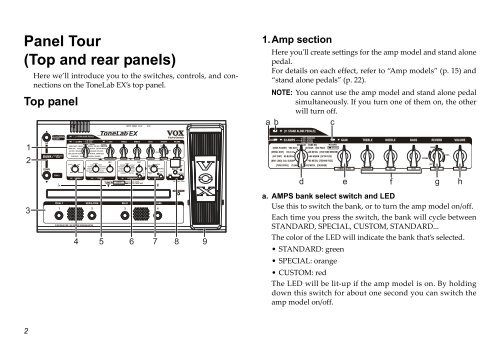 ToneLab EX Owner's Manual - Vox