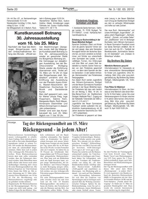 Anzeiger - Pressebüro Tommasi