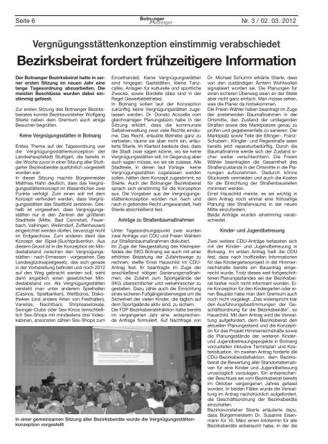 Anzeiger - Pressebüro Tommasi