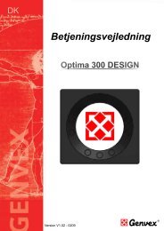 betjeningsvejledning - Genvex