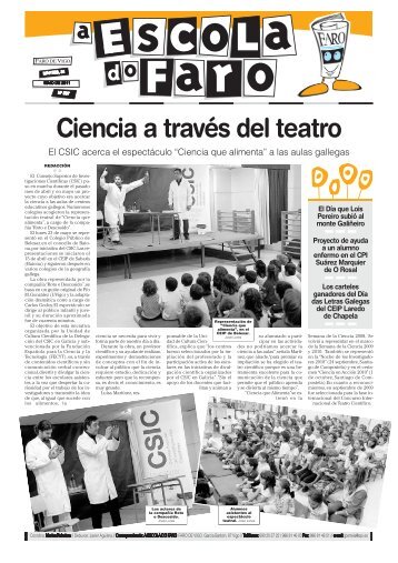 Ciencia a travÃ©s del teatro - Faro de Vigo