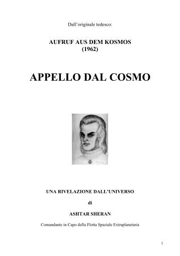 Appello dal cosmo - Ashtar Sheran