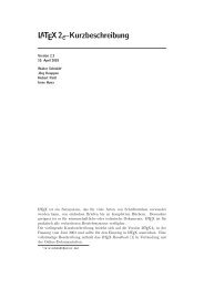 LATEX2ε-Kurzbeschreibung