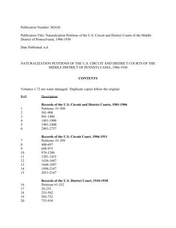 Publication Number: M1626 Publication Title: Naturalization ... - Fold3