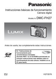 MANUAL DE USUARIO PARA MODELO DMC-FH27PU ... - Panasonic